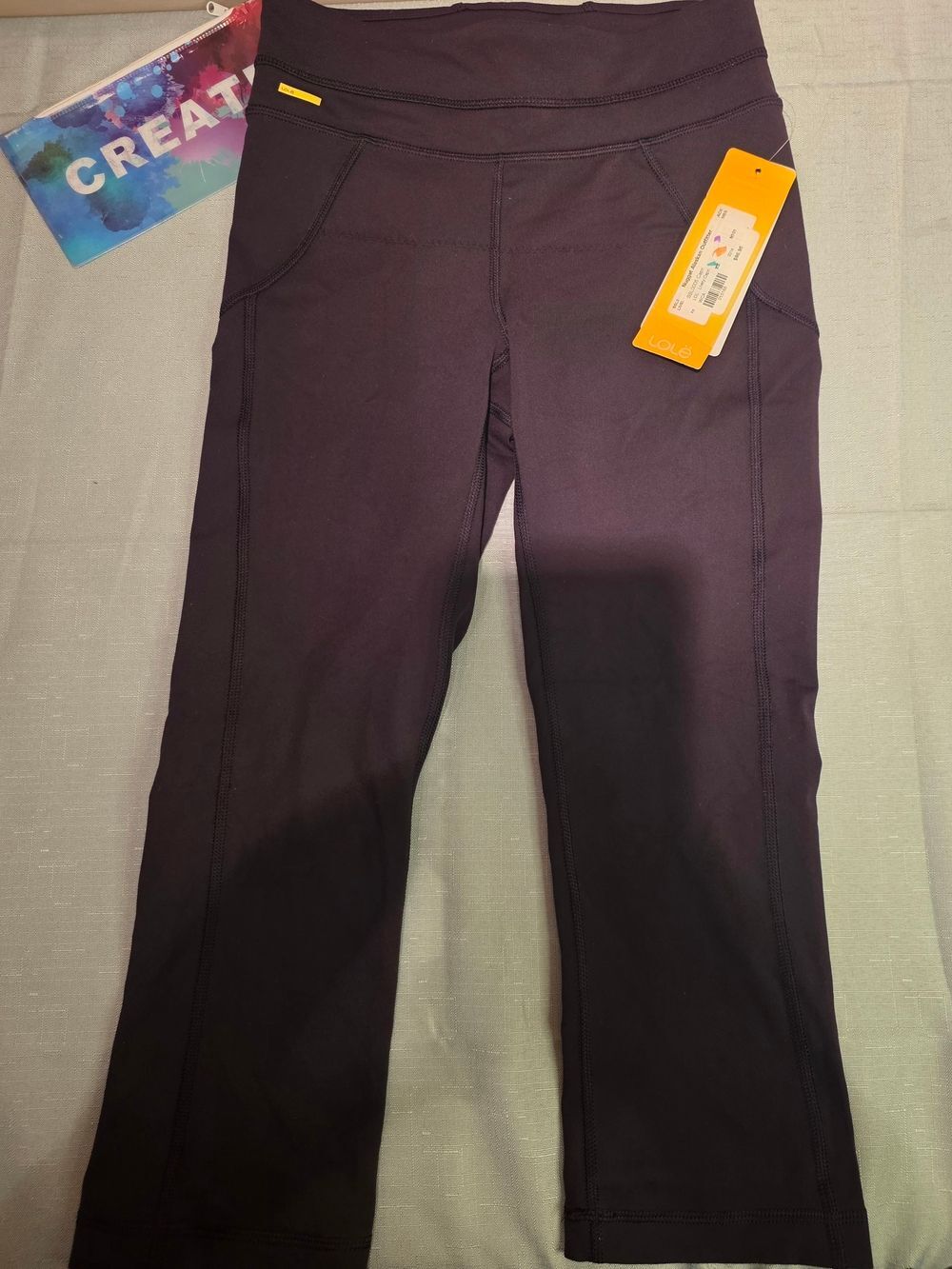 Lole Women's Dark Black Athletic Leggings Size XS NWT